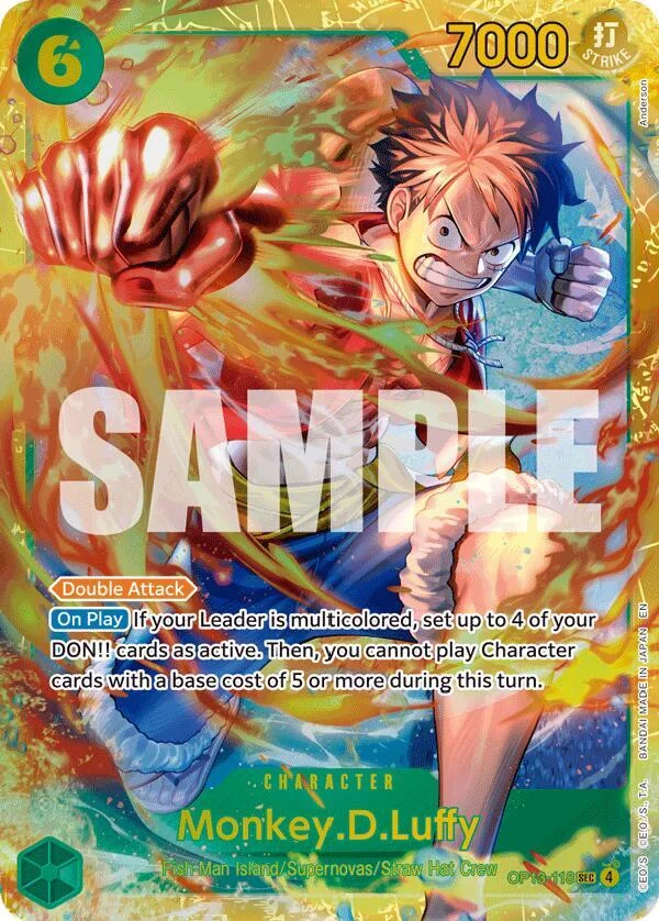 Monkey.D.Luffy, Carrying On His Will OP13-118