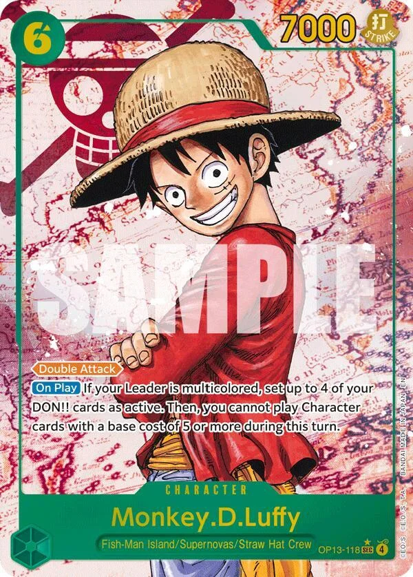 Monkey.D.Luffy, Carrying On His Will OP13-118