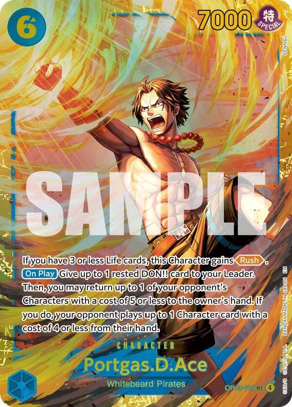 Portgas.D.Ace, Carrying On His Will OP13-119