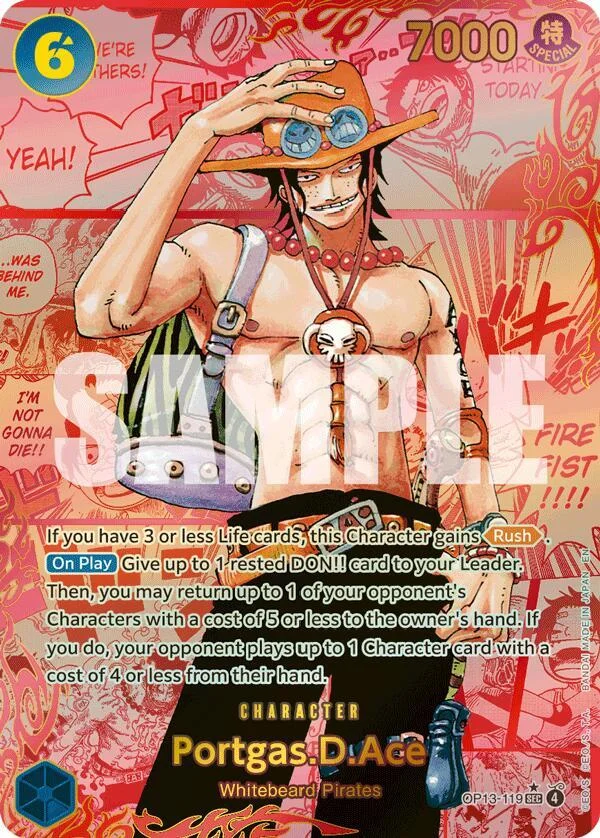 Portgas.D.Ace, Carrying On His Will OP13-119