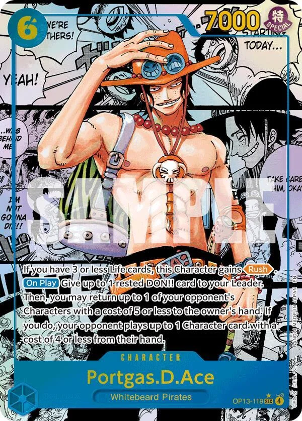 Portgas.D.Ace, Carrying On His Will OP13-119