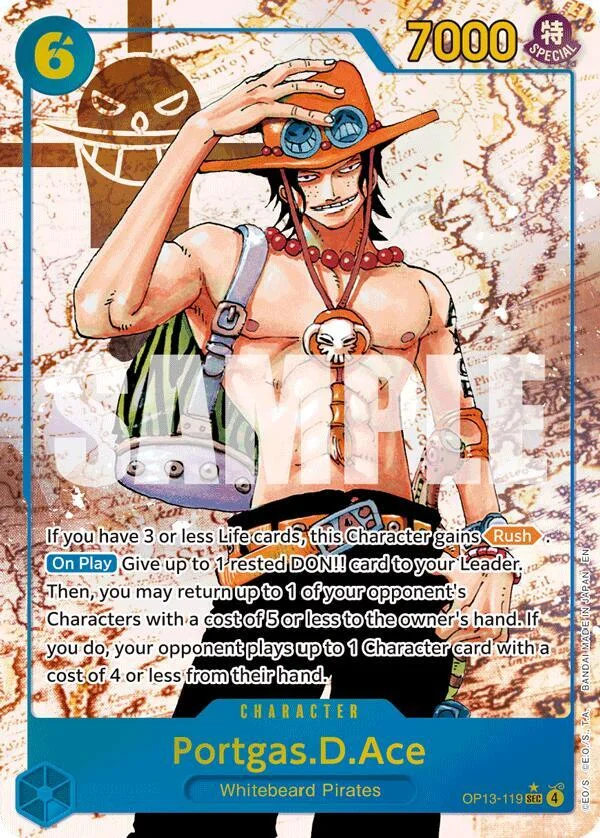 Portgas.D.Ace, Carrying On His Will OP13-119