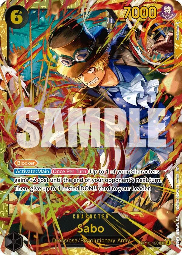 Sabo, Carrying On His Will OP13-120