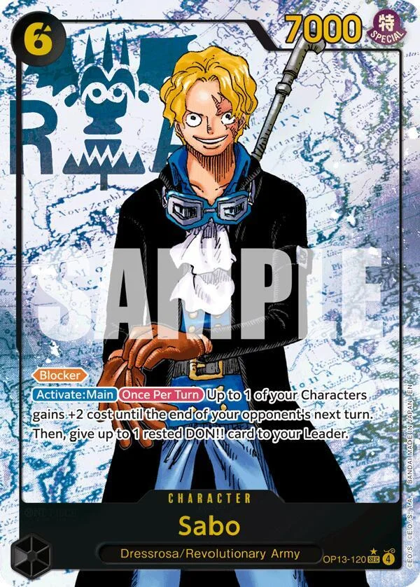 Sabo, Carrying On His Will OP13-120