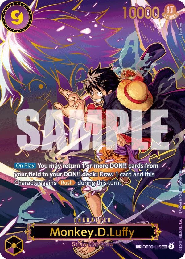 Monkey.D.Luffy, Carrying On His Will OP09-119