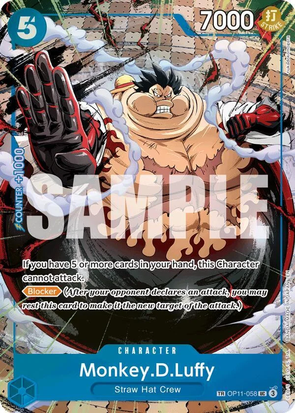 Monkey.D.Luffy, Carrying On His Will OP11-058
