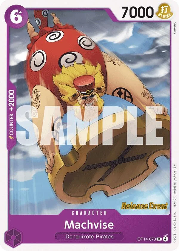 Machvise, The Azure Sea's Seven Release Event Cards OP14-073