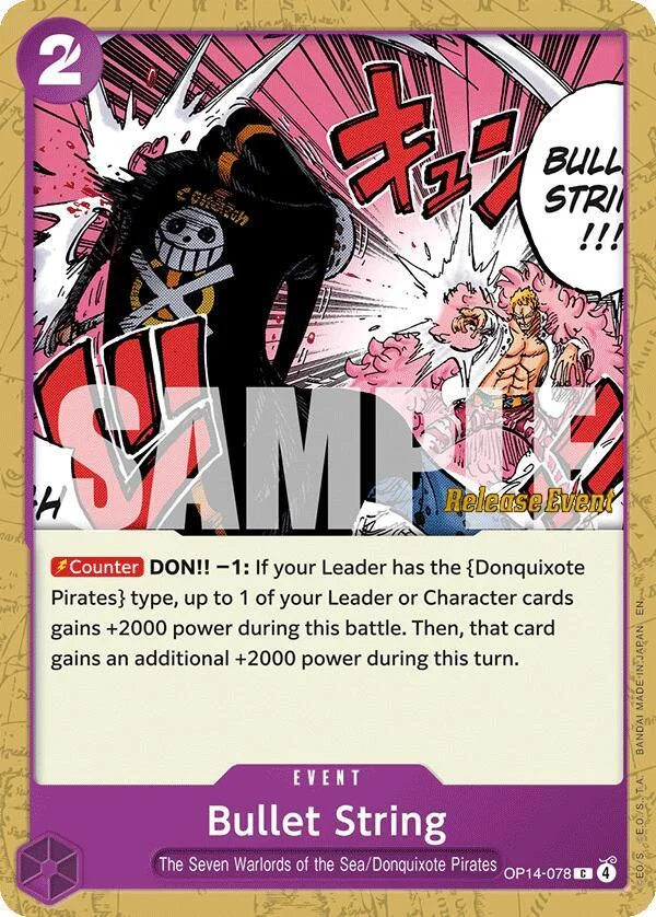 Bullet String, The Azure Sea's Seven Release Event Cards OP14-078