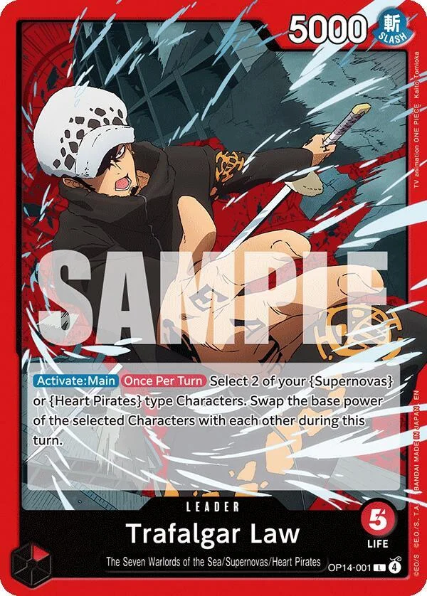 Trafalgar Law, The Azure Sea's Seven OP14-001