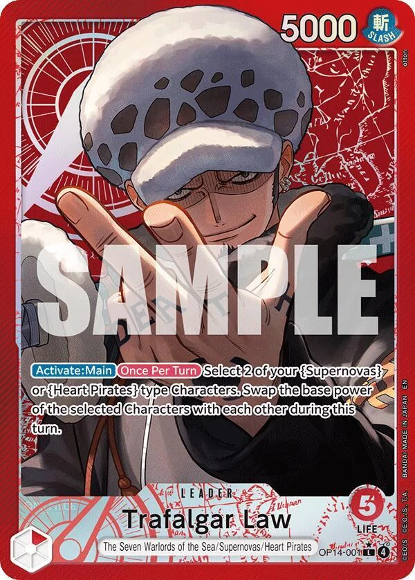 Trafalgar Law, The Azure Sea's Seven OP14-001