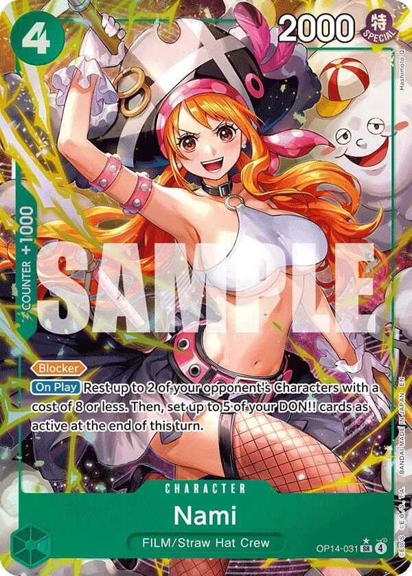 Nami, The Azure Sea's Seven OP14-031