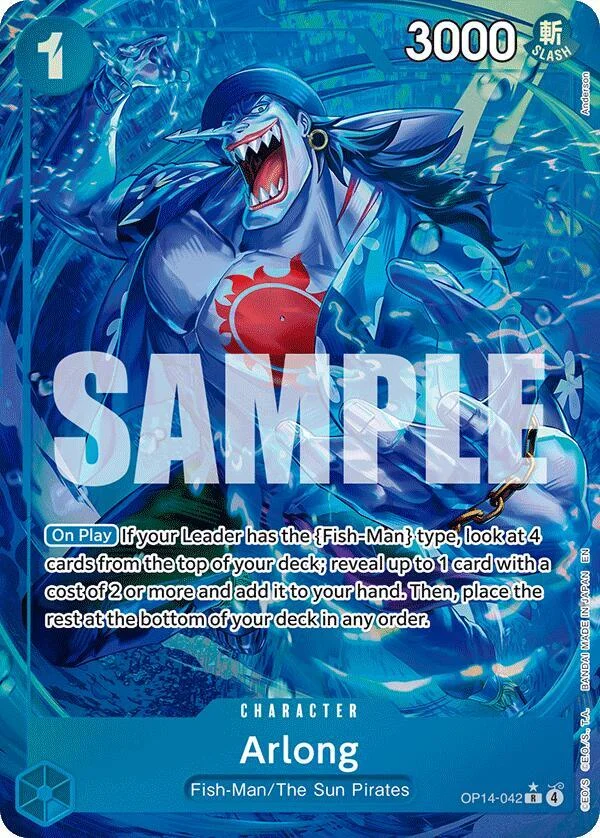 Arlong, The Azure Sea's Seven OP14-042