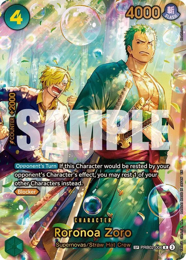 Roronoa Zoro, The Azure Sea's Seven PRB02-006