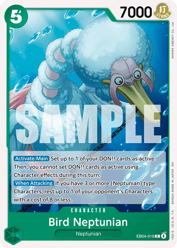 Bird Neptunian, The Azure Sea's Seven EB04-016