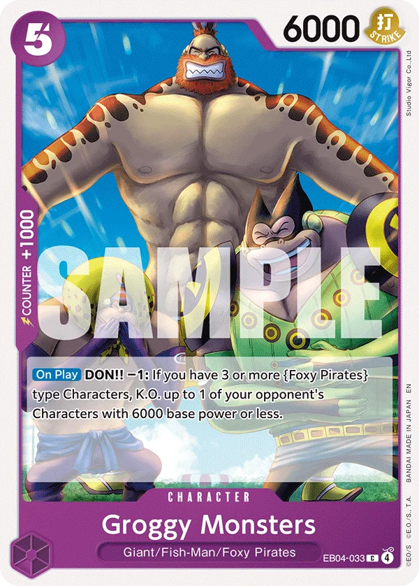 Groggy Monsters, The Azure Sea's Seven EB04-033