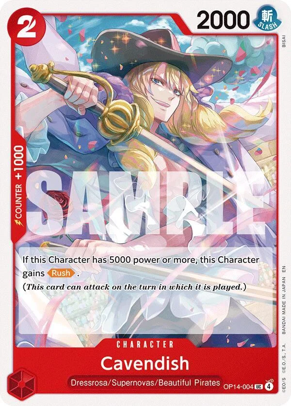 Cavendish, The Azure Sea's Seven OP14-004
