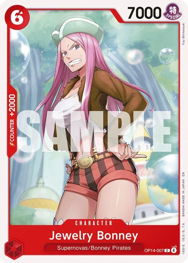 Jewelry Bonney, The Azure Sea's Seven OP14-007