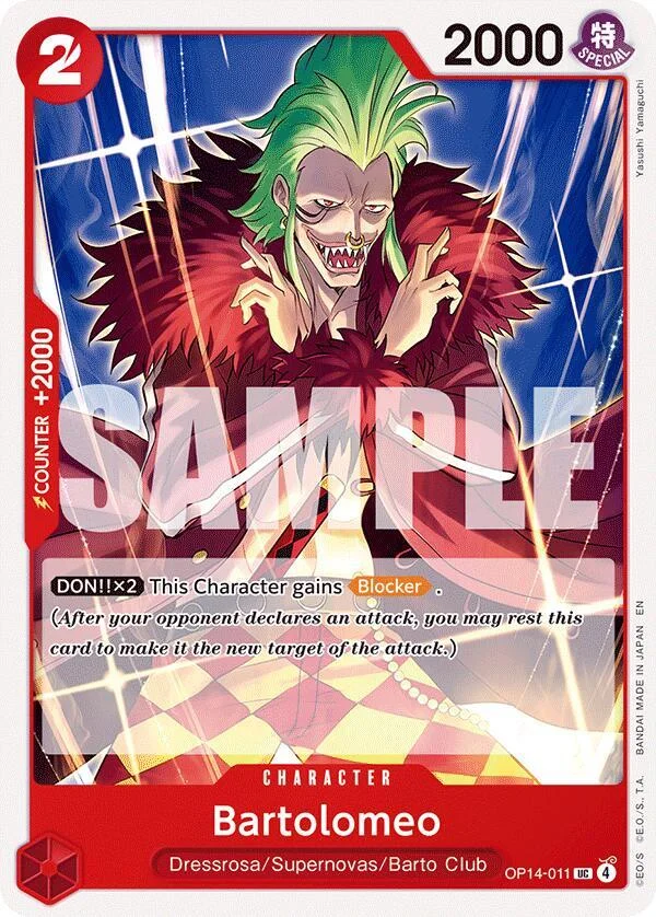 Bartolomeo, The Azure Sea's Seven OP14-011