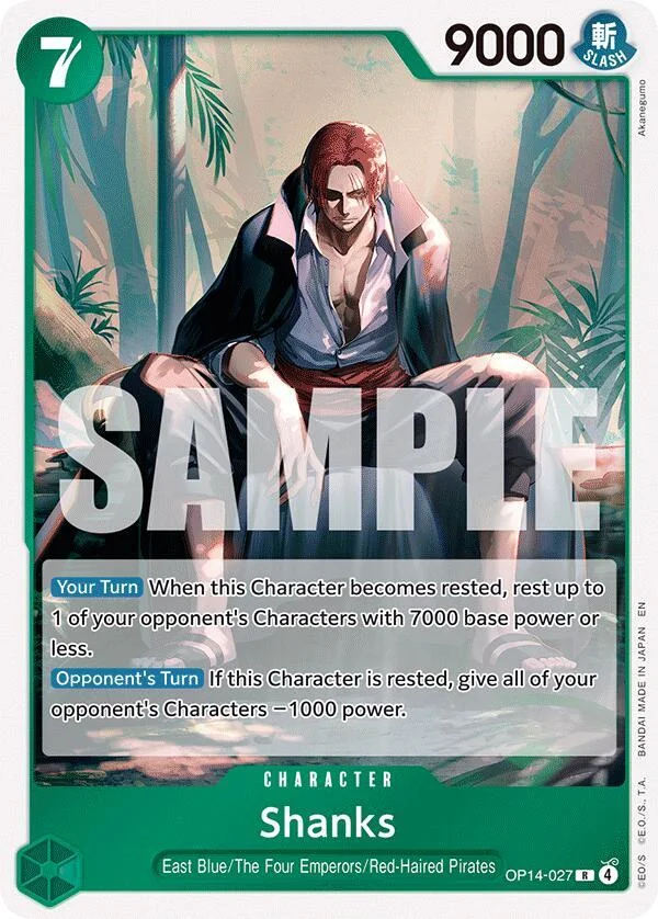 Shanks, The Azure Sea's Seven OP14-027
