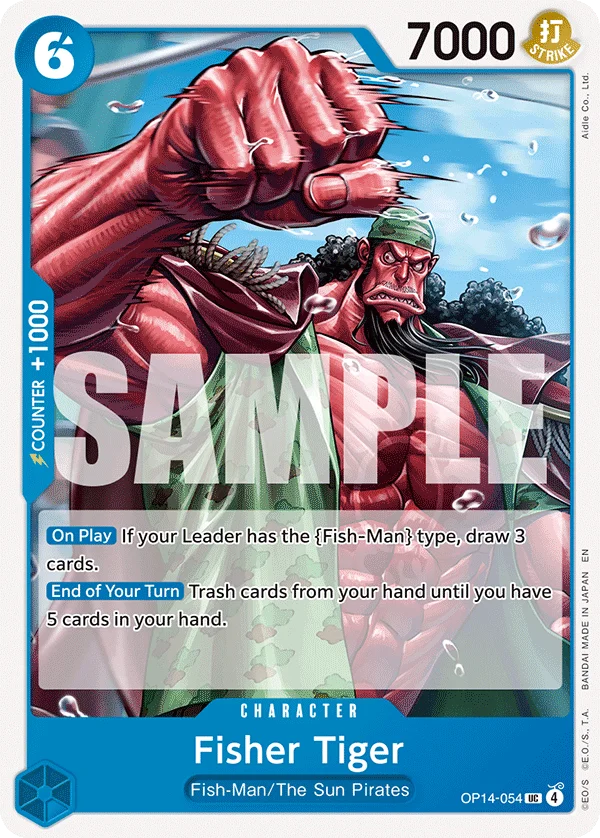 Fisher Tiger, The Azure Sea's Seven OP14-054