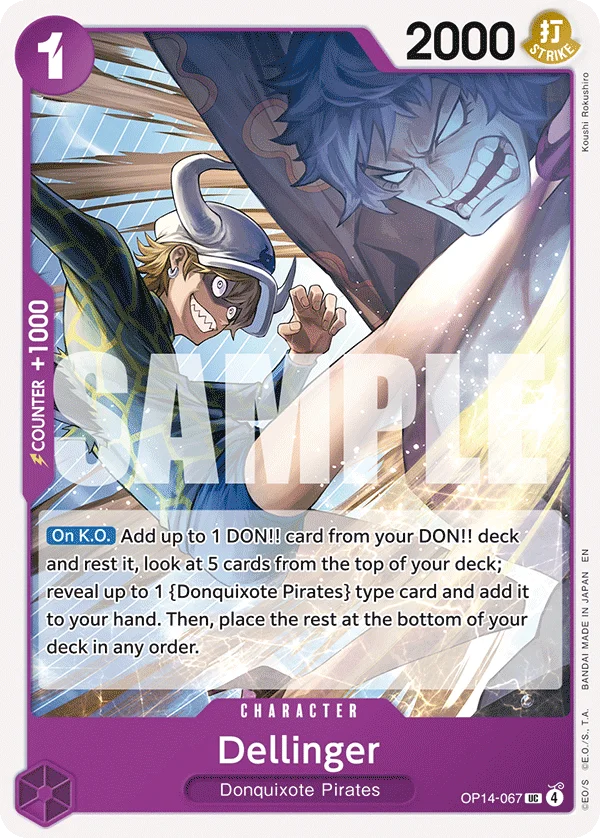 Dellinger, The Azure Sea's Seven OP14-067