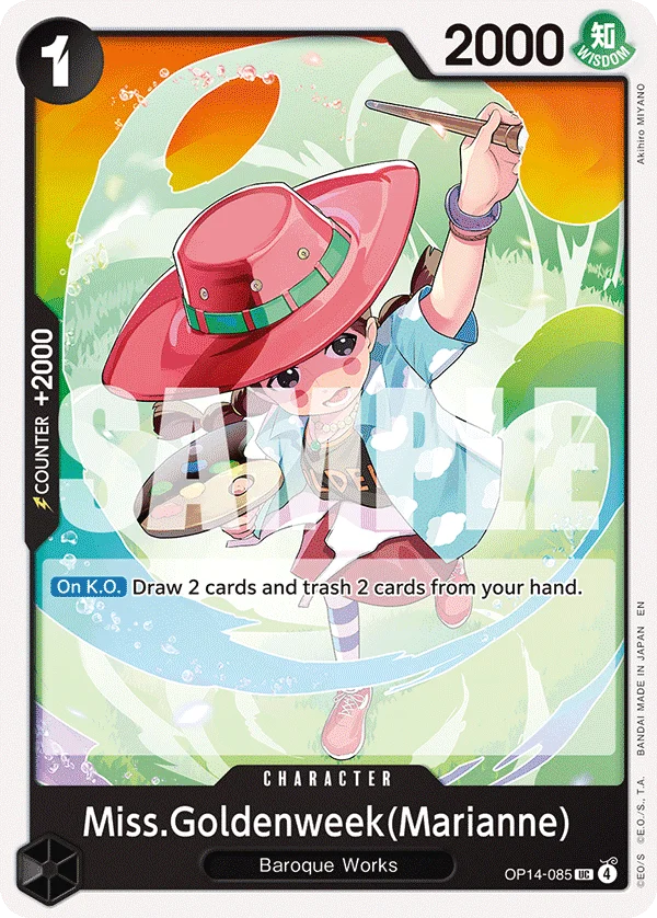 Miss.Goldenweek(Marianne), The Azure Sea's Seven OP14-085