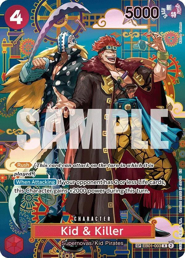 Kid & Killer, The Azure Sea's Seven EB01-003