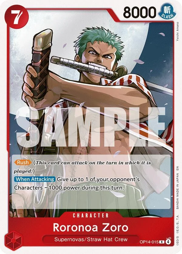 Roronoa Zoro, The Azure Sea's Seven OP14-015
