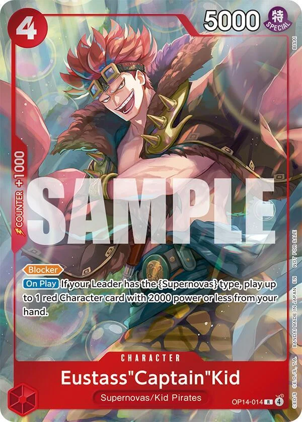 Eustass"Captain"Kid, The Azure Sea's Seven OP14-014