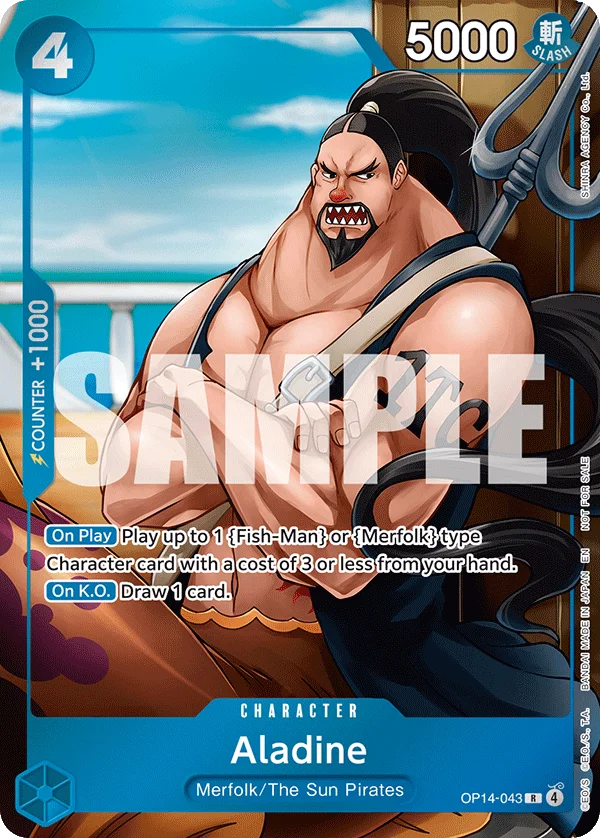 Aladine, The Azure Sea's Seven OP14-043