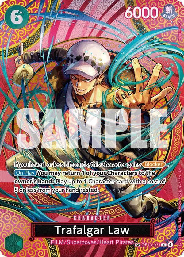Trafalgar Law, Adventure on Kami's Island OP13-031