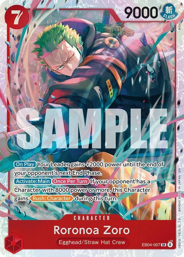 Roronoa Zoro, Adventure on Kami's Island EB04-007