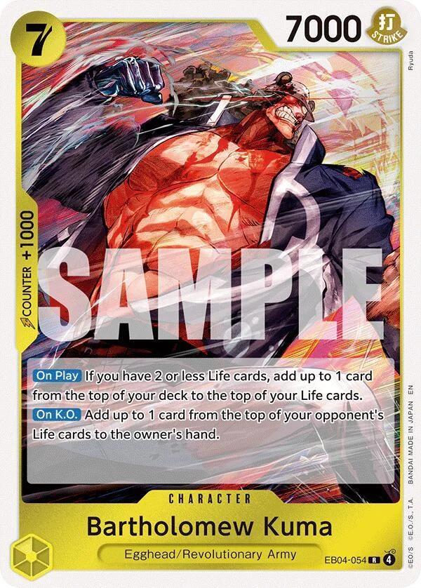 Bartholomew Kuma, Adventure on Kami's Island EB04-054