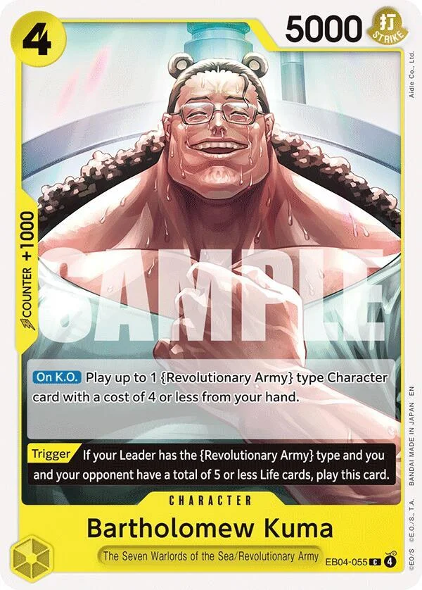 Bartholomew Kuma, Adventure on Kami's Island EB04-055