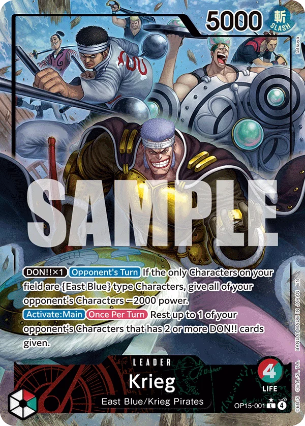 Krieg, Adventure on Kami's Island OP15-001