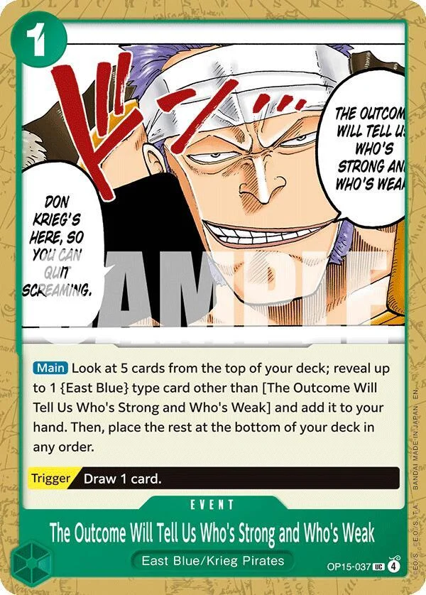 The Outcome Will Tell Us Who's Strong and Who's Weak, Adventure on Kami's Island OP15-037