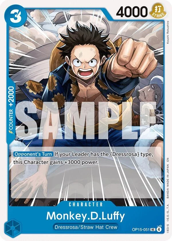 Monkey.D.Luffy, Adventure on Kami's Island OP15-051
