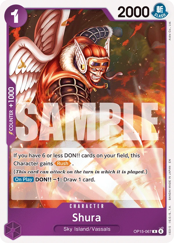 Shura, Adventure on Kami's Island OP15-067