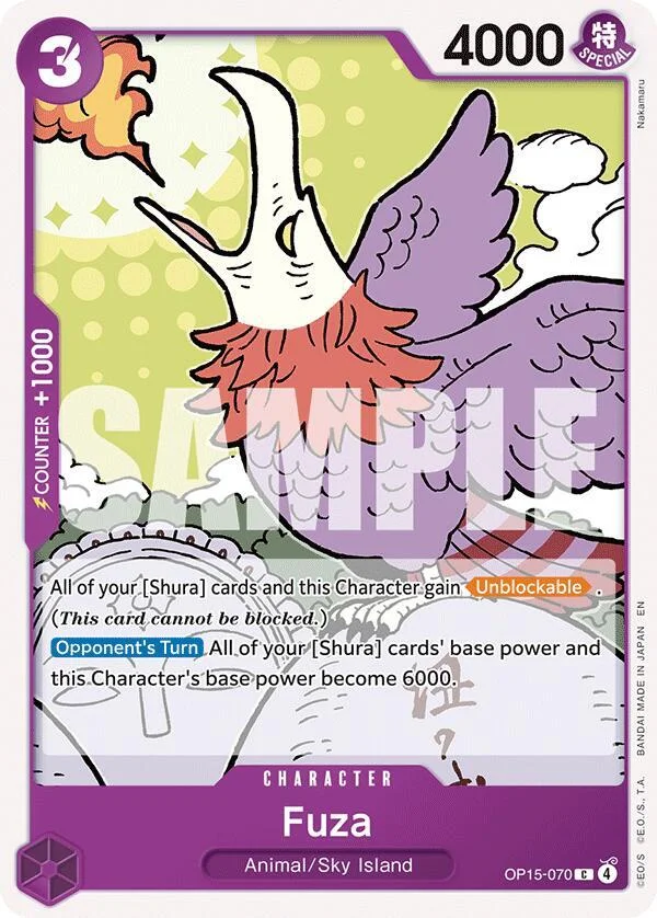 Fuza, Adventure on Kami's Island OP15-070