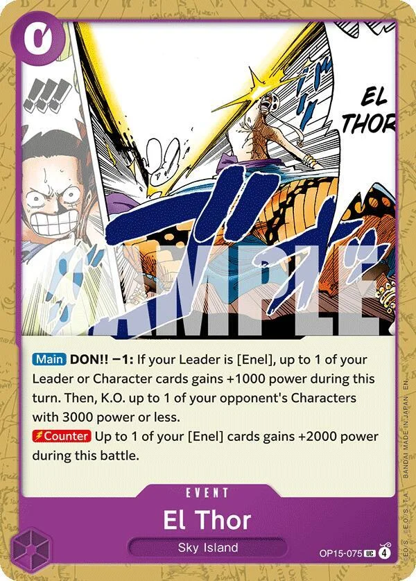 El Thor, Adventure on Kami's Island OP15-075