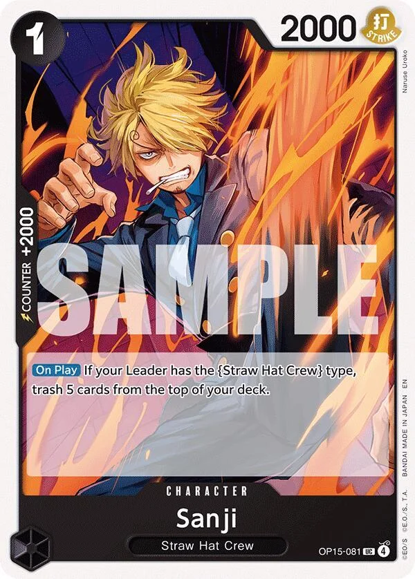 Sanji, Adventure on Kami's Island OP15-081