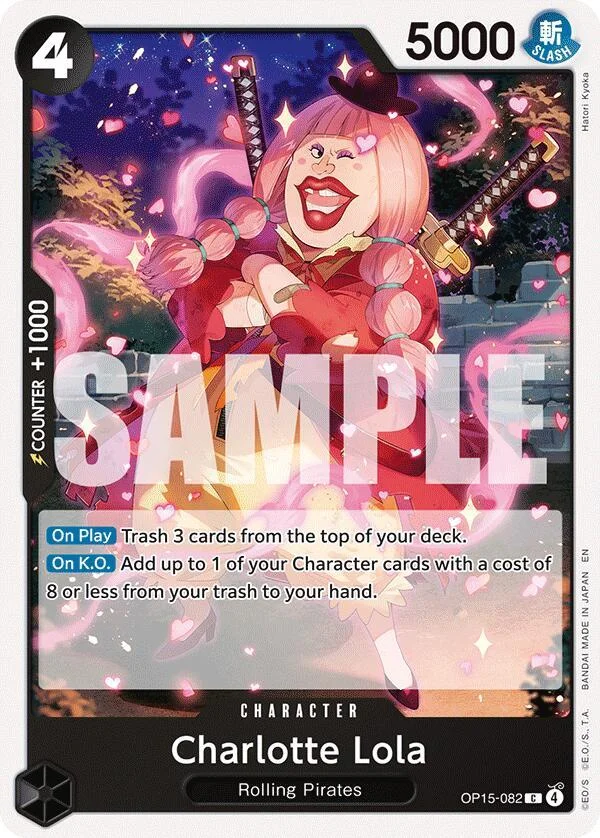 Charlotte Lola, Adventure on Kami's Island OP15-082