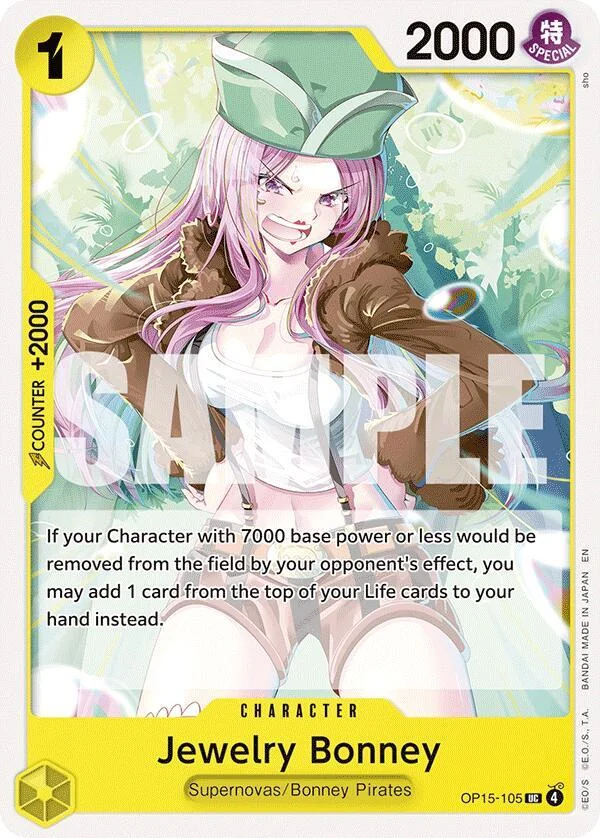 Jewelry Bonney, Adventure on Kami's Island OP15-105