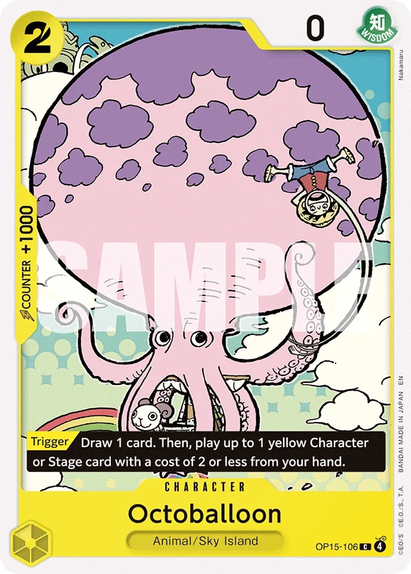 Octoballoon, Adventure on Kami's Island OP15-106