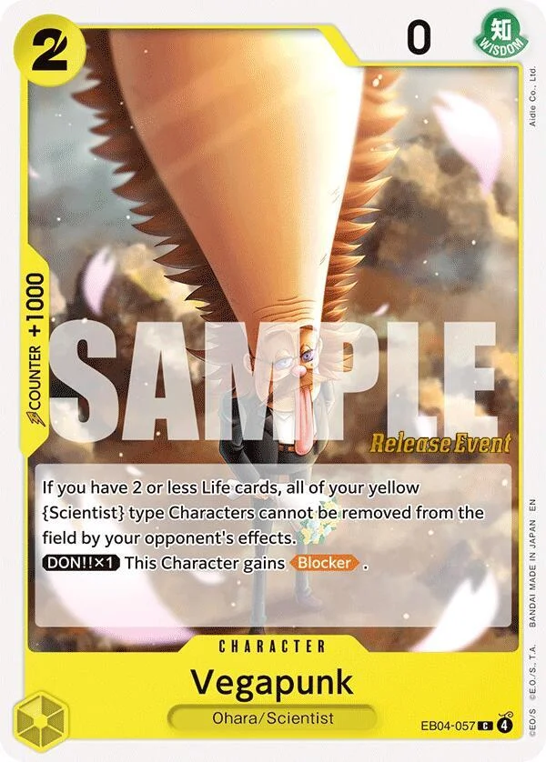 Vegapunk, Adventure on Kami's Island Release Event Cards EB04-057