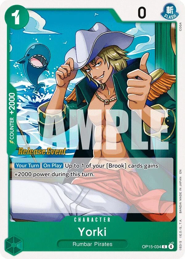 Yorki, Adventure on Kami's Island Release Event Cards OP15-034