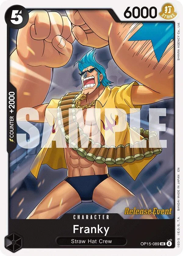 Franky, Adventure on Kami's Island Release Event Cards OP15-089
