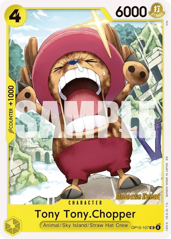 Tony Tony.Chopper, Adventure on Kami's Island Release Event Cards OP15-107