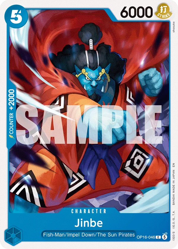 Jinbe, The Time of Battle Release Event Cards OP16-046