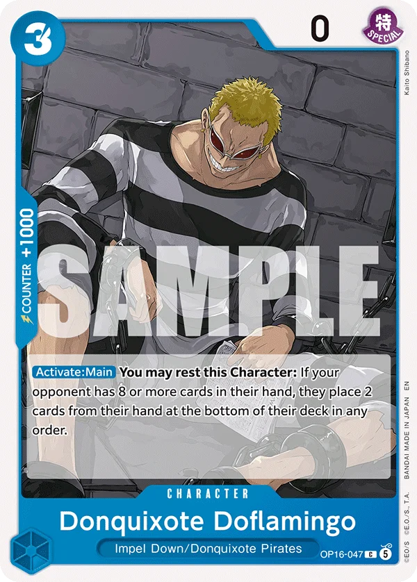 Donquixote Doflamingo, The Time of Battle Release Event Cards OP16-047